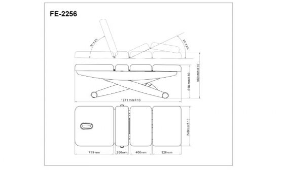 FE-2256 Luna X -Multi-funtional Bed