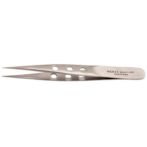 Mertz  POINTED TWEEZER 3 1/2 Round Shape-222 P RF