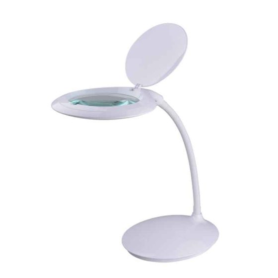 Magnifying Lamp Table Top LED, #9101 White