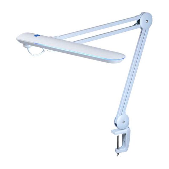 Daylight  LED Lamp White with Dimmer Control #9502LED