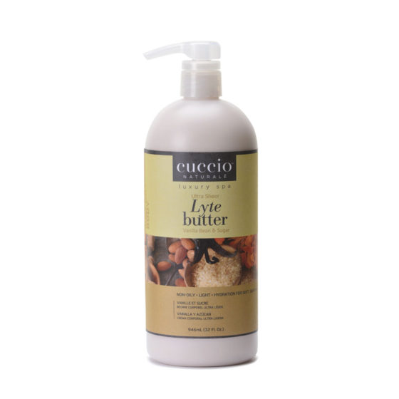 Cuccio Ultra Sheer Body Butter Lyte Vanilla Bean & Sugarcane