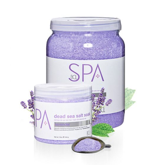 LAVENDER & MINT DEAD SEA SALT SOAK BCL-SPA STEP 1 :
