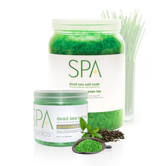 BCL-SPA STEP 1 : LEMONGRASS & GREEN TEA DEAD SEA SALT SOAK