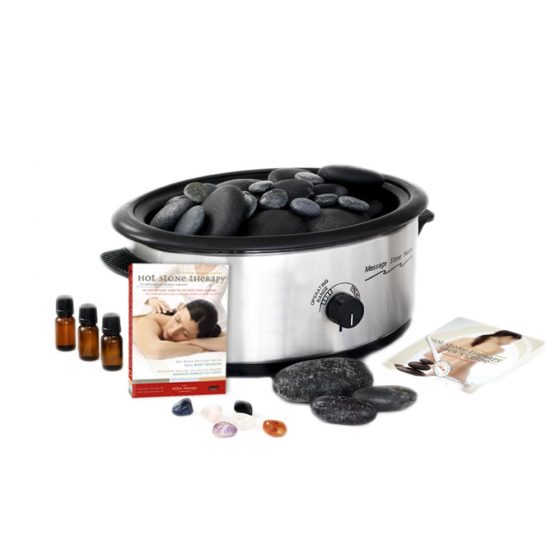 The Deluxe Mini-Massage Stone Kit 6QT- 30 Stones