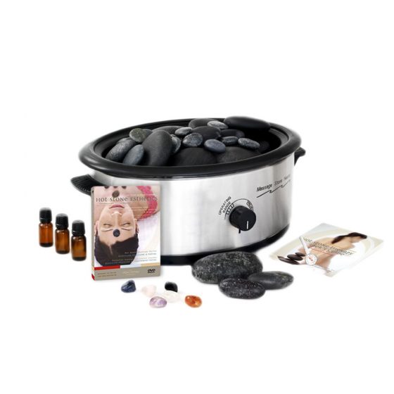 The Deluxe Manicure, Pedicure & Facial Stone Kit 6QT- 40 Stones