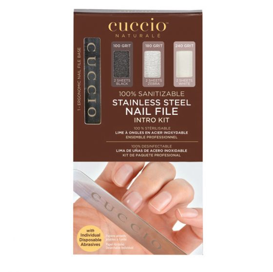 CUCCIO Stainless Steel Nail File - Intro Kit