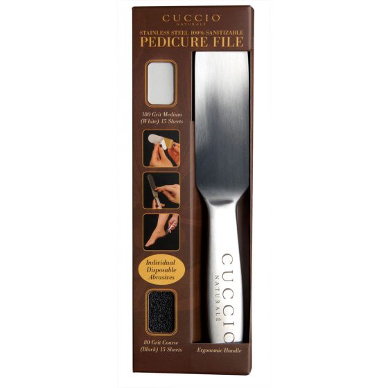 CUCCIO Stainless Steel Pedicure File Kit