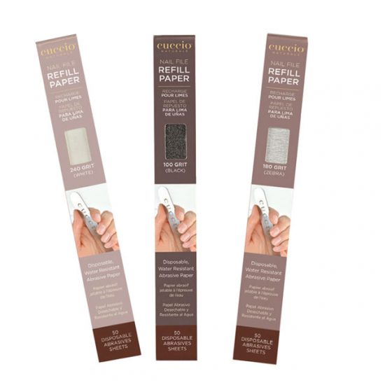 CUCCIO Nail File Paper Refills