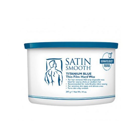 SATIN SMOOTH™HARD WAX TITANIUM BLUE