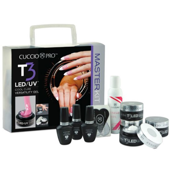 CuccioPro T3 LED/UV Versatility Gel  - Controlled Levelling Gel Master Kit