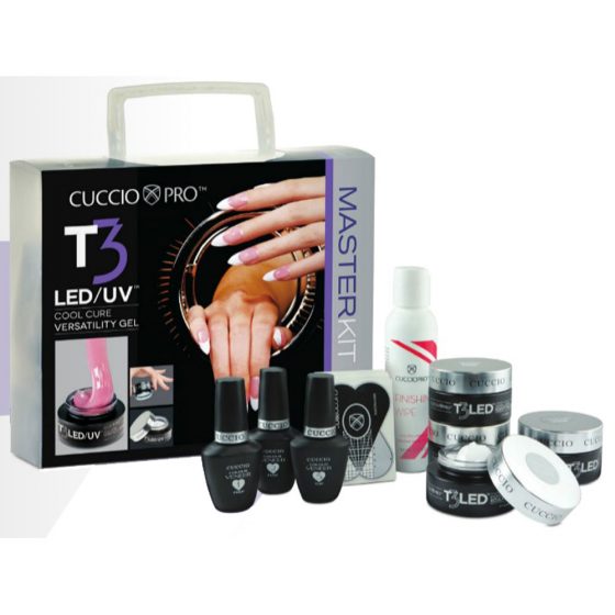 CUCCIO PRO T3 LED/UV Versatility Gel  - Self Levelling MASTER KIT
