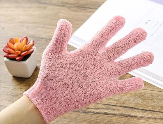 Exfoliating Bath Glove Body Scrubber Glove Nylon - Single