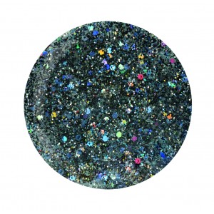 CUCCIO PRO T3 LED/UV Versatility Sparkle Gel  -Self Levelling 1oz - Black Forest