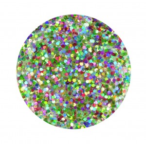 CUCCIO PRO T3 LED/UV Versatility Sparkle Gel  -Self Levelling 1oz  Rainbow Bling