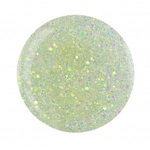 CUCCIO PRO T3 LED/UV Versatility Sparkle Gel  -Self Levelling 1oz - Silver Sparkle