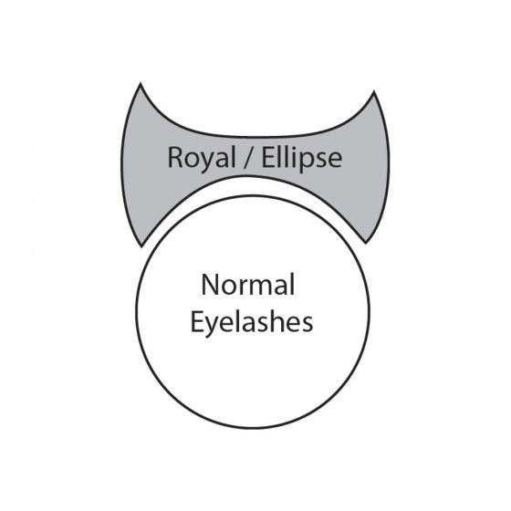 Ellipse Flat Lashes C Curl 0.20 mm