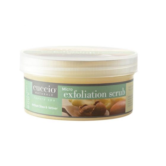 Cuccio Micro Exfoliation Scrub with Artisan Shea and Vetiver, 16oz