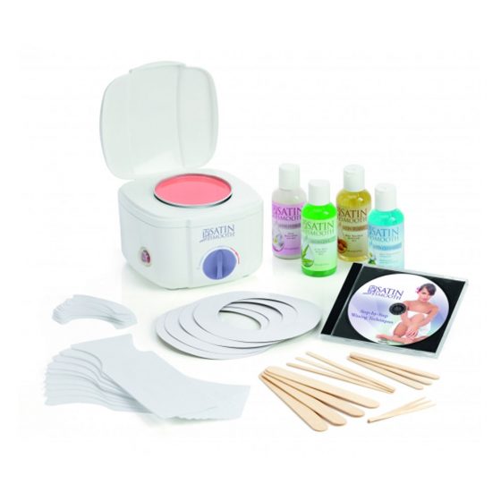 SATIN SMOOTH Single Wax Kit with Products and DVD