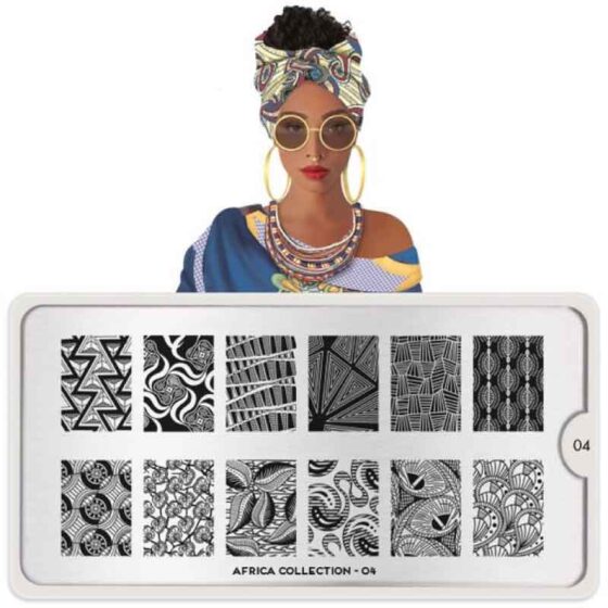 MOYOU Africa Stamping Nail Art Plate Collection