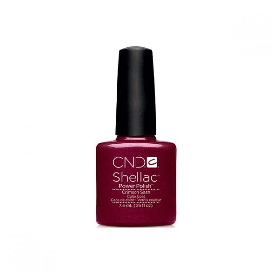 CND Shellac Crimson Sash