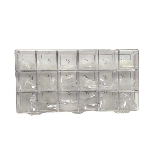 CUCCIO Ultra Clear Nail Tips -  Assorted Pack