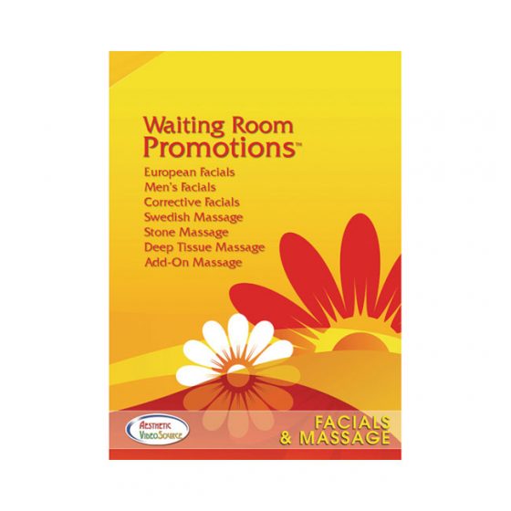 AESTHETIC DVD, WAITING ROOM PROMOTIONS; FACIALS & MASSAGE