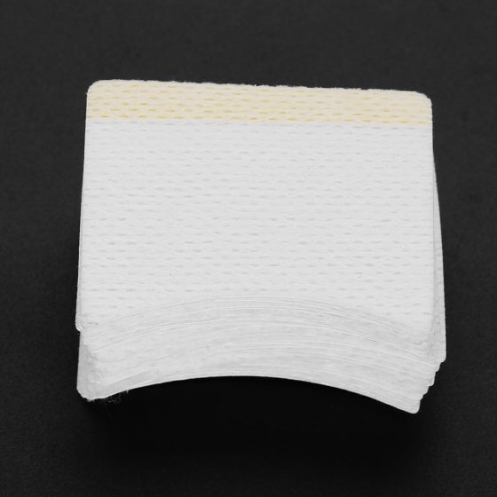 Eyeshadow Shields, 40 Pcs Eye Pads for Eyelash Extensions Perming Tint Non-Woven Cloth Eye Protection Shield (L 8.4*5cm)