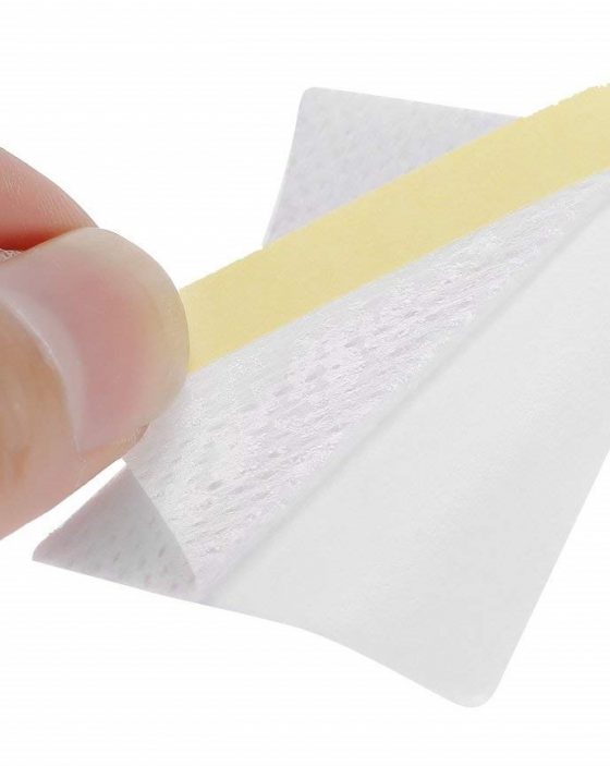 Eyeshadow Shields, 40 Pcs Eye Pads for Eyelash Extensions Perming Tint Non-Woven Cloth Eye Protection Shield (L 8.4*5cm)