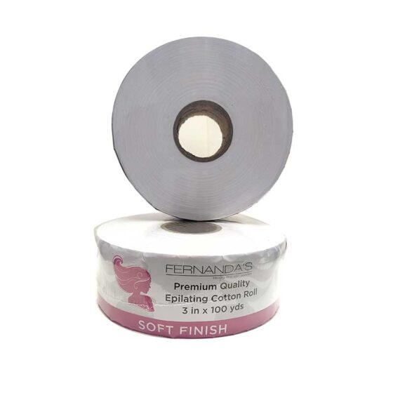 Cotton Bleached Wax Strips 3" X 100 Yards - SOFT FINISH