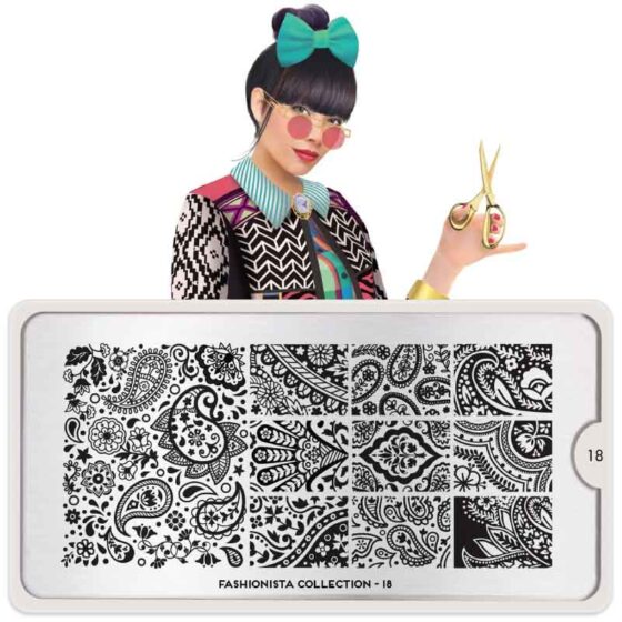 MOYOU Fashionista Stamping Nail Art Plate Collection