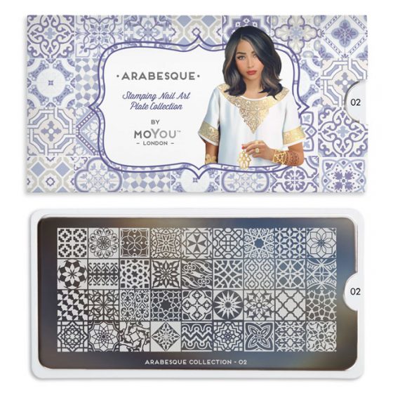MOYOU Arabesque 02 - Stamping Nail Art Plate