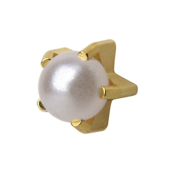 STUDEX White Pearl in Tiffany Setting