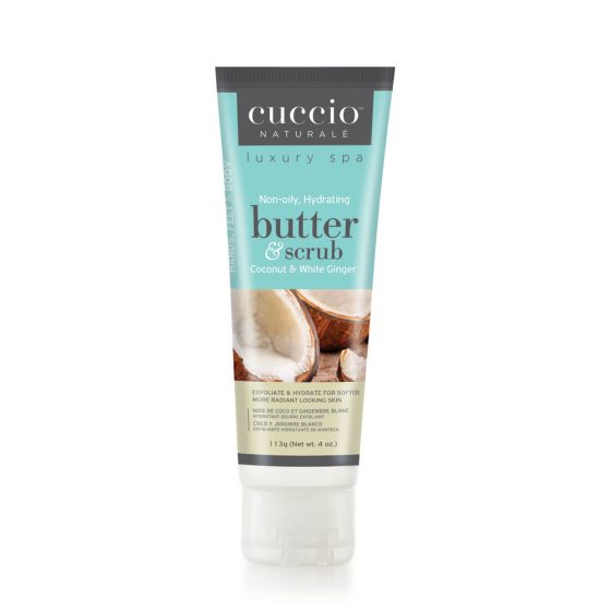 Cuccio Naturale Butter Scrub Retail Display, 4oz