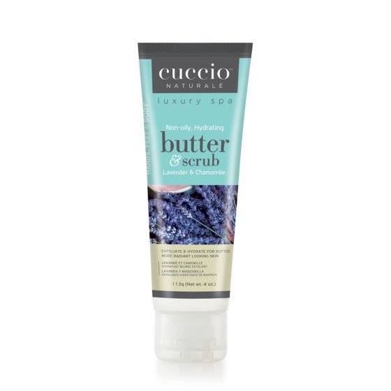 Cuccio Naturale Butter Scrub Retail Display, 4oz