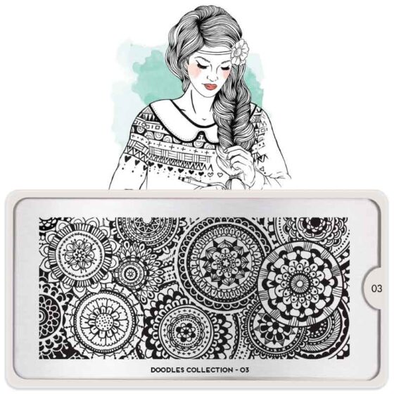 MOYOU Doodles Stamping Nail Art Plate collection
