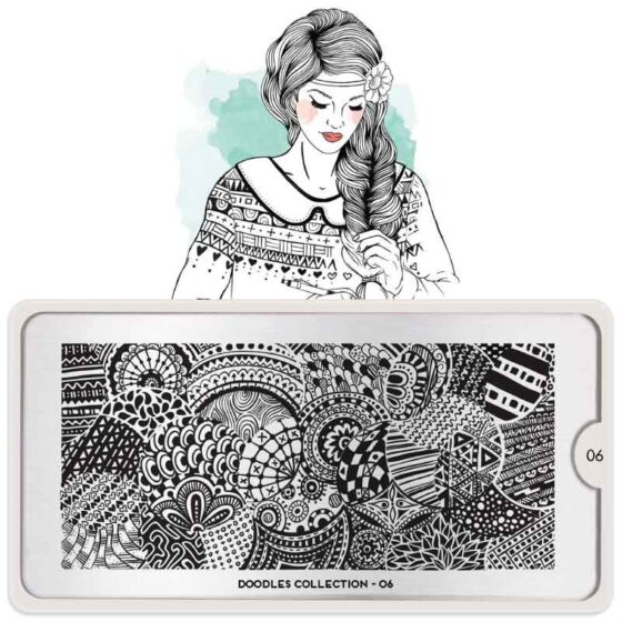 MOYOU Doodles Stamping Nail Art Plate collection