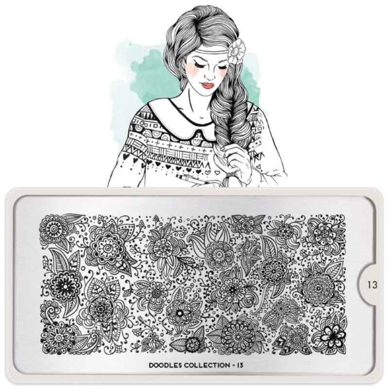 MOYOU Doodles Stamping Nail Art Plate collection
