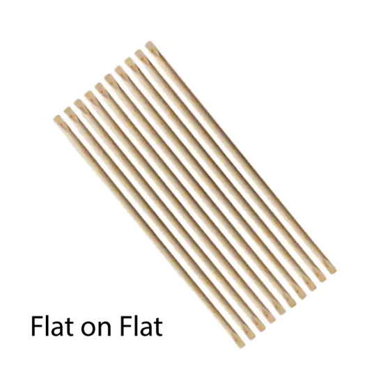 Orange Wood Cuticle Sticks Birchwood 7" - Pkg of 100