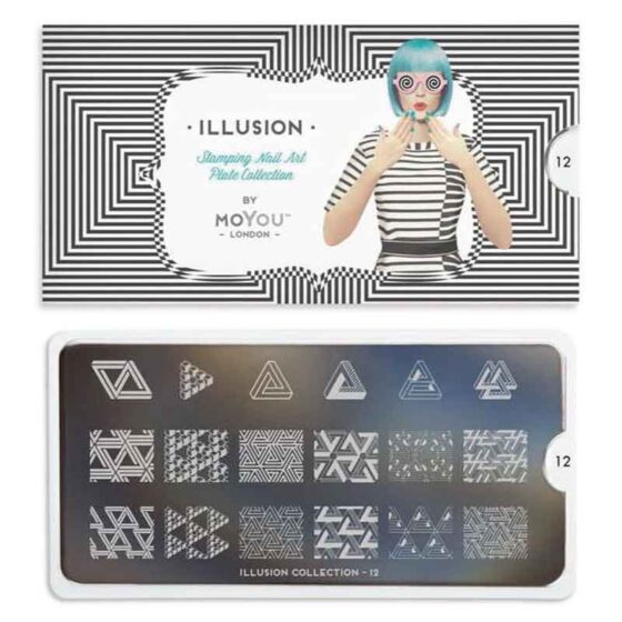 MOYOU illusion stamping nail art plate collection