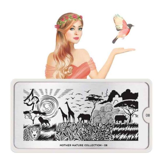 MOYOU Mother Nature Nail Art Plate Collection