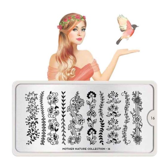 MOYOU Mother Nature Nail Art Plate Collection