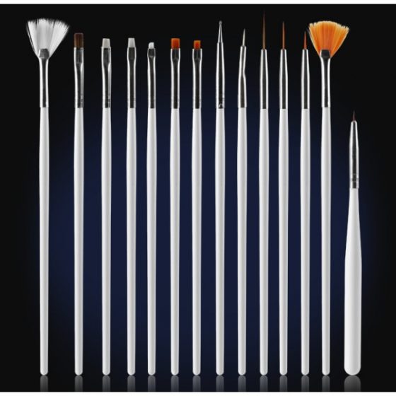 Nail Art Brush Set 15 pk