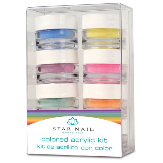 STAR NAILS Colored Acrylic Kit
