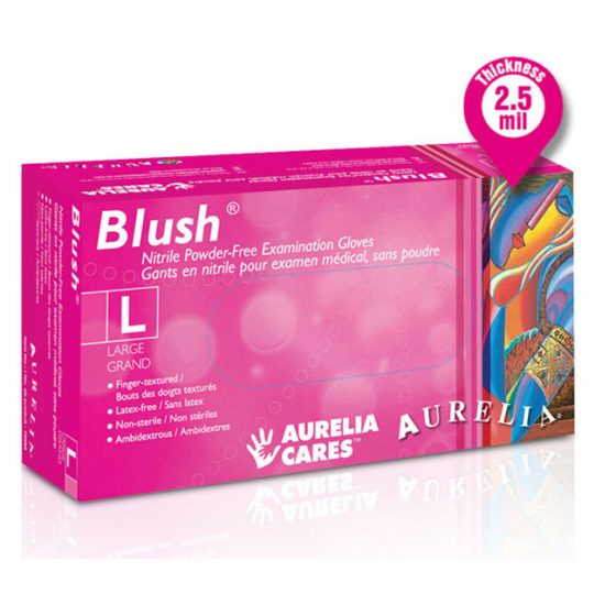 AURELIA Blush 200 Nitrile Powder Free Gloves