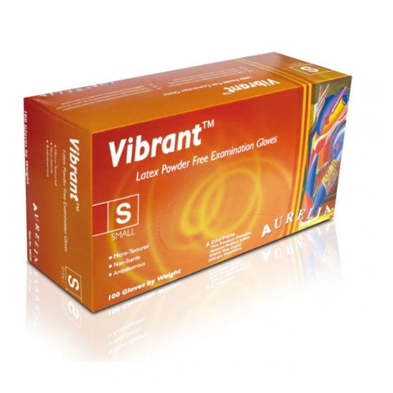 AURELIA Vibrant Latex Gloves - All Sizes