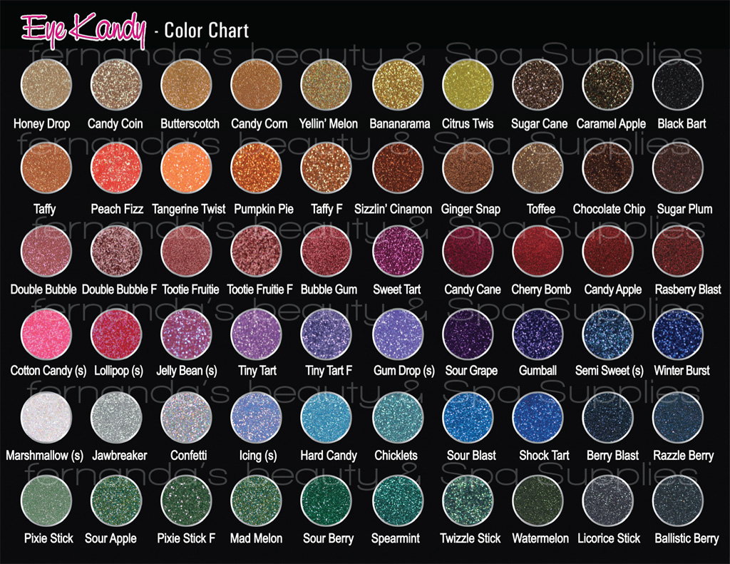 Kandy Color Chart