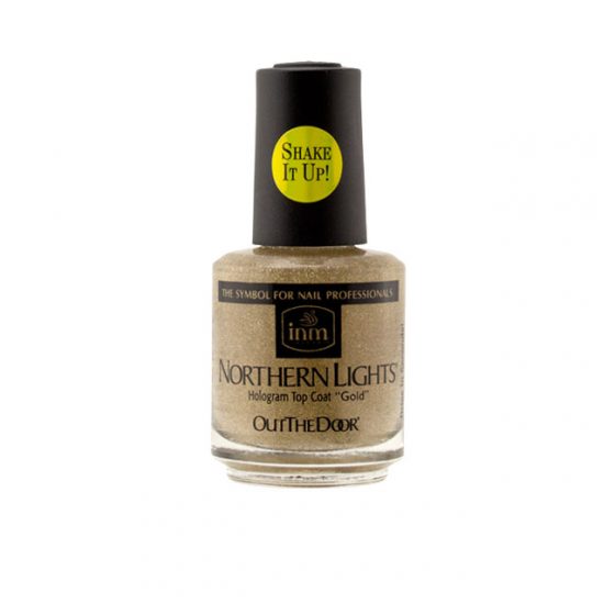 INM Northern Lights Holgram Top Coat  - Gold Display
