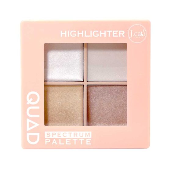 J CATS Quad Spectrum Palette - Highlighter/ Contour / Color Corrector