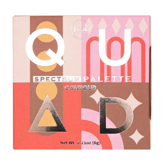 J CATS Quad Spectrum Palette - Highlighter/ Contour / Color Corrector
