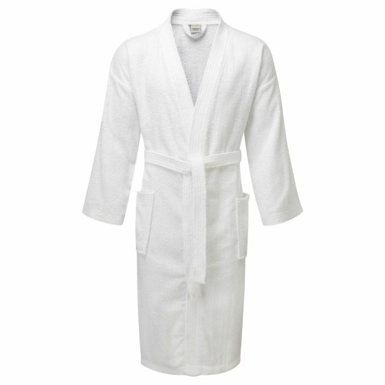 Terry Velour Bath Robe By Diamond Weave